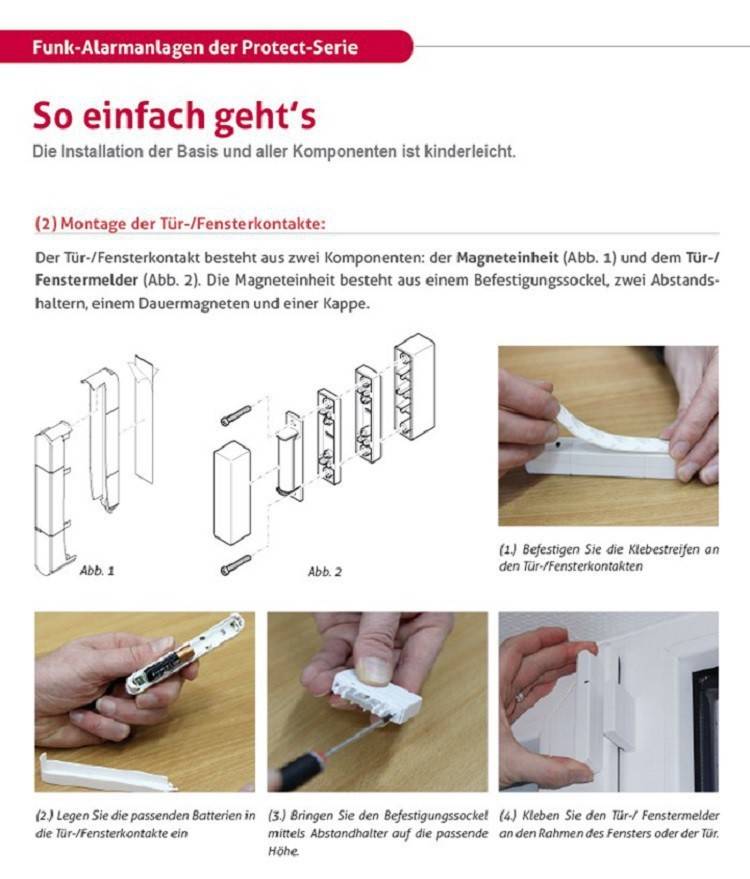 OLYMPIA Protect 9061 Alarmanlage GSM Funk Set
