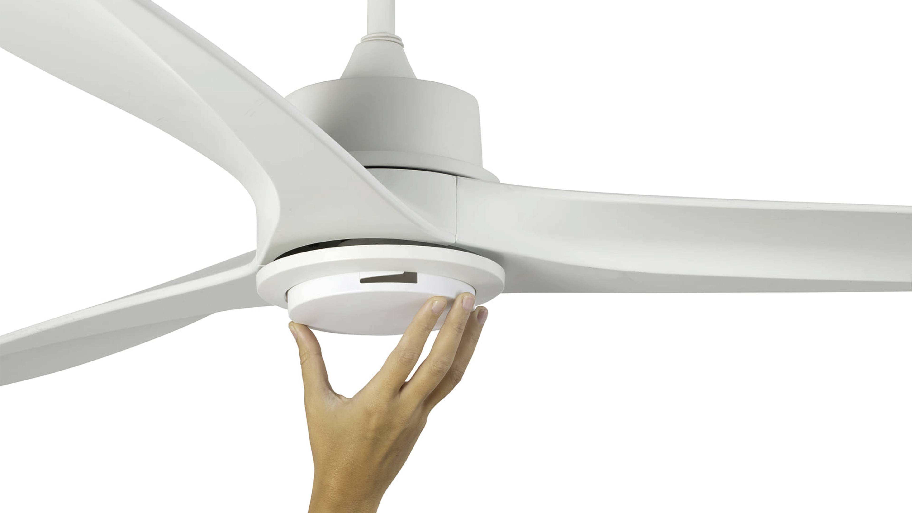 Energiespar Deckenventilator Tonic Weiß mit LED