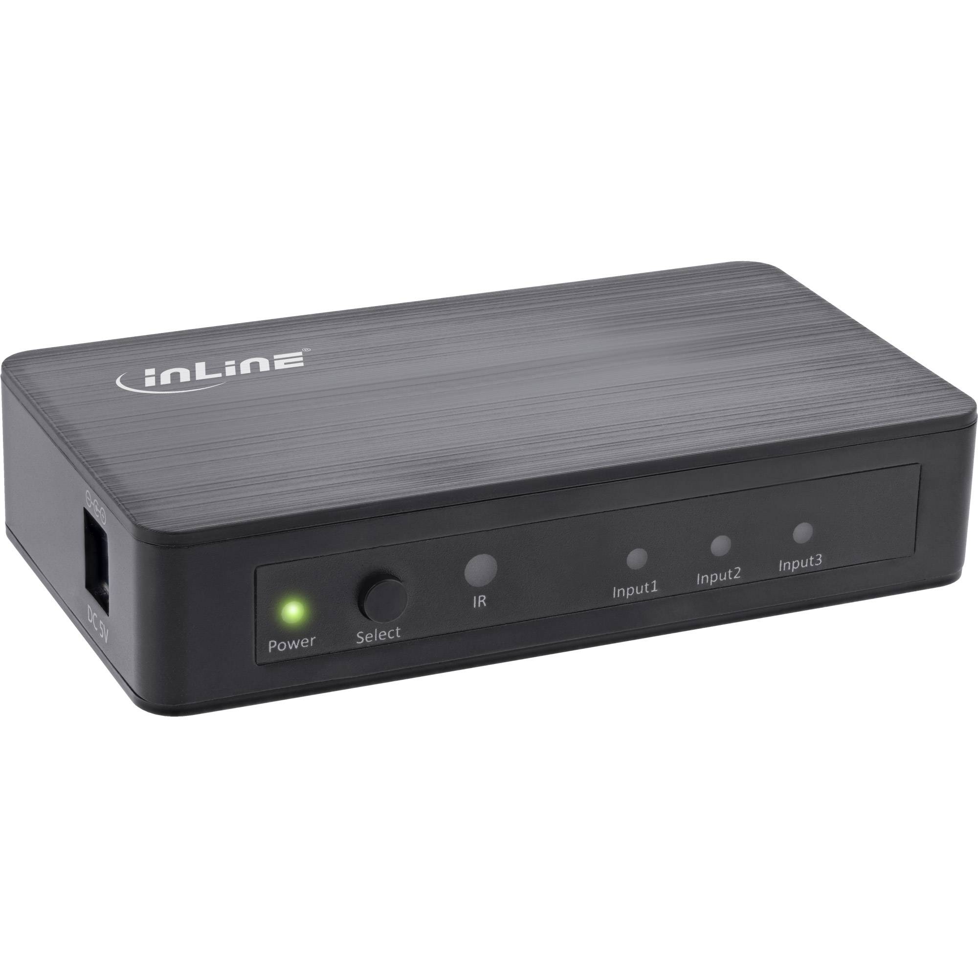 INLINE - HDMI Switch - 3-fach - 4K2K@60Hz - HDCP 2.2