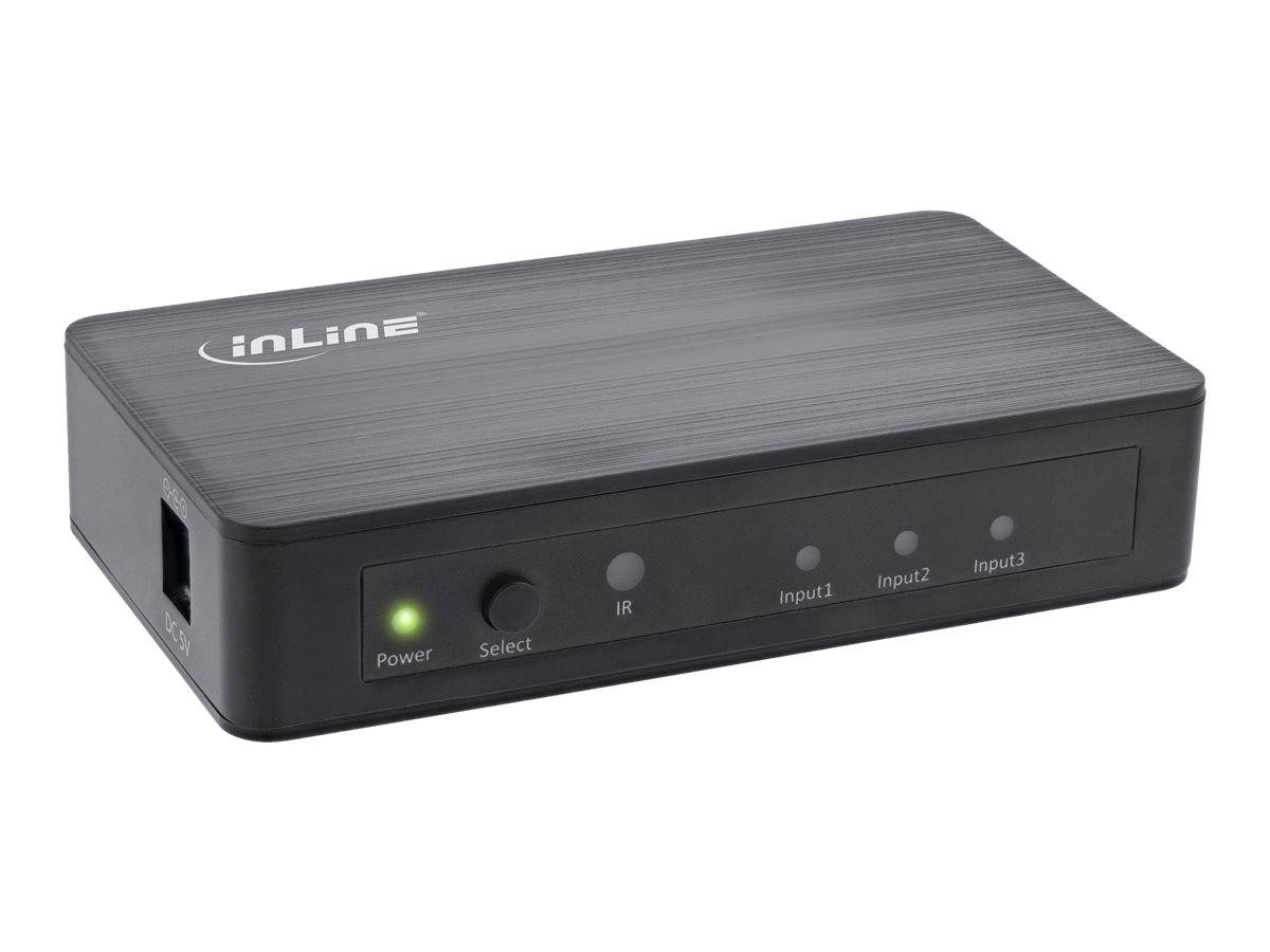 INLINE - HDMI Switch - 3-fach - 4K2K@60Hz - HDCP 2.2