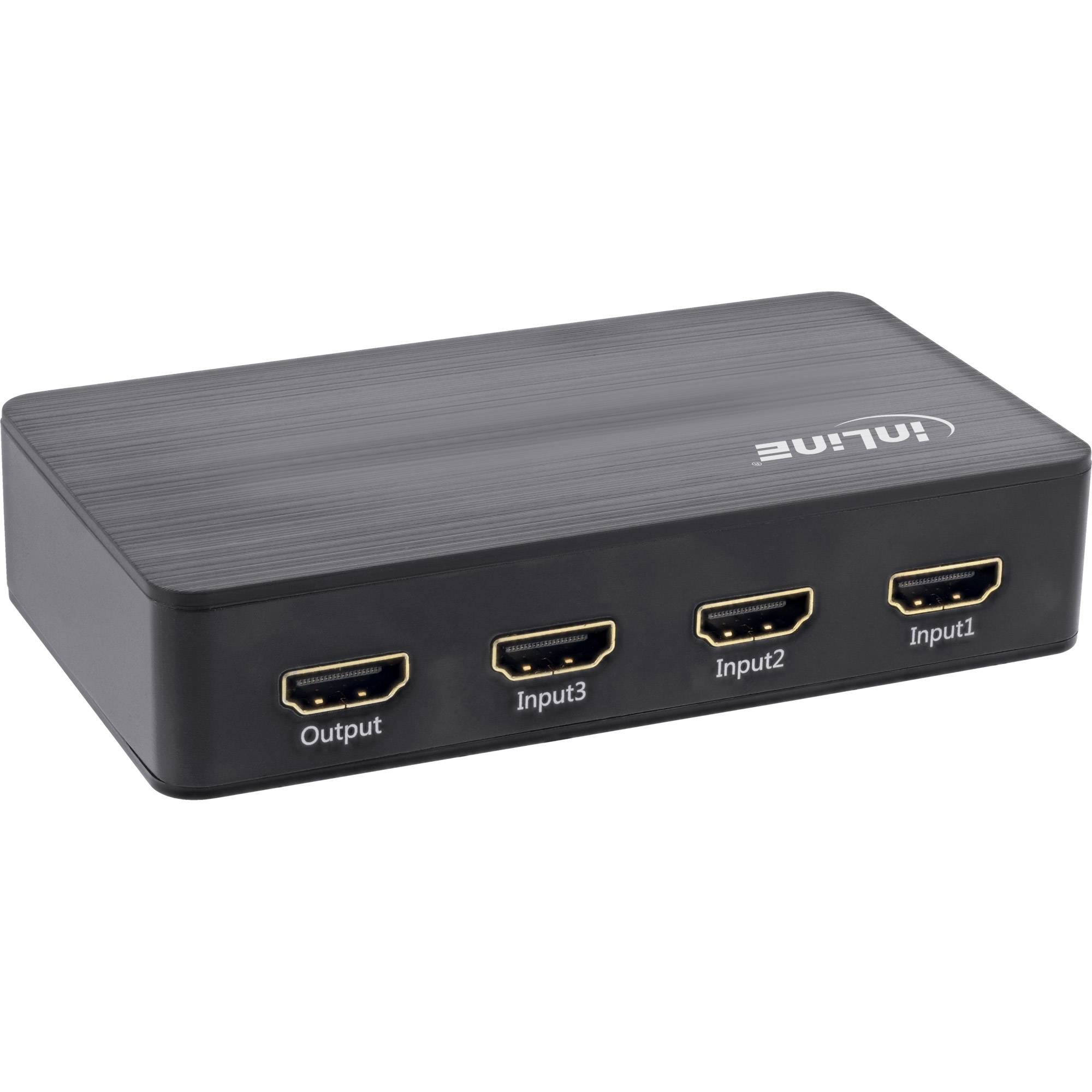 INLINE - HDMI Switch - 3-fach - 4K2K@60Hz - HDCP 2.2