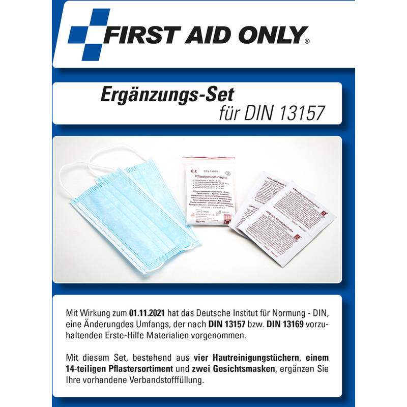 FIRST AID ONLY Ergänzungsset für Normaktualisierung DIN13157