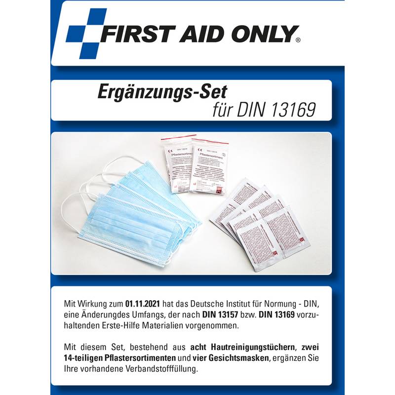 FIRST AID ONLY Ergänzungsset für Normaktualisierung DIN13169