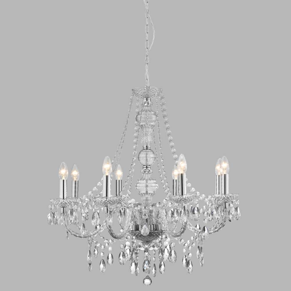 Decken Lampe Leuchte Chrom Flur Büro Küche Ess Schlaf Wohn Zimmer Beleuchtung