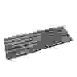 vhbw Tastatur Keyboard QWERTZ kompatibel mit Acer Aspire 7745G, 7745ZG, 7745Z, 7750G, 8935, 8935G, 8940 Notebook - Schwarz, mit Nummernblock
