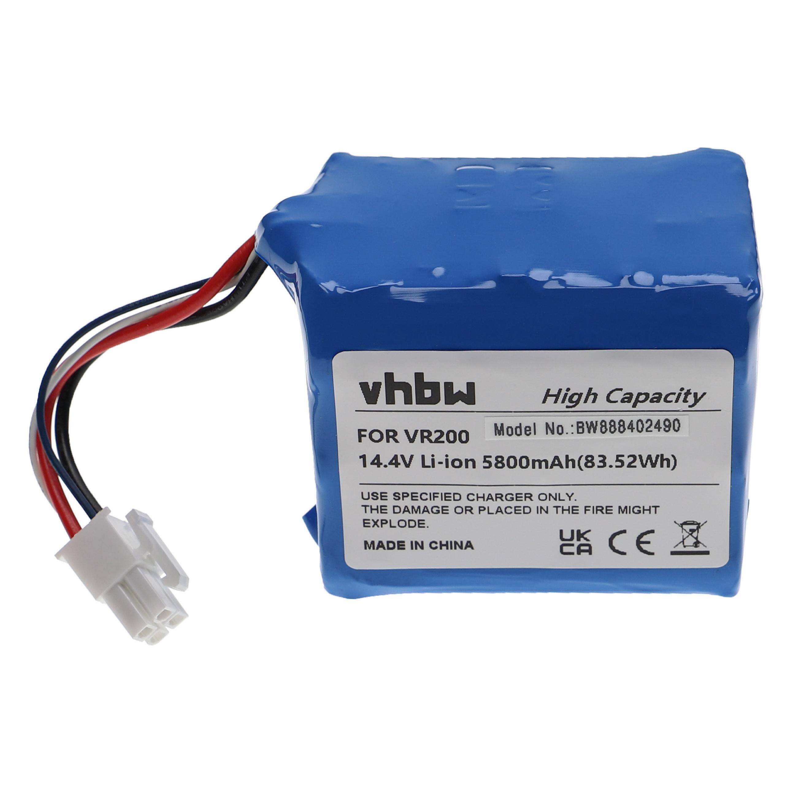 vhbw Akku Ersatz für Vorwerk 20884-1 für Staubsauger (5800 mAh, 14,4 V, Li-Ion)