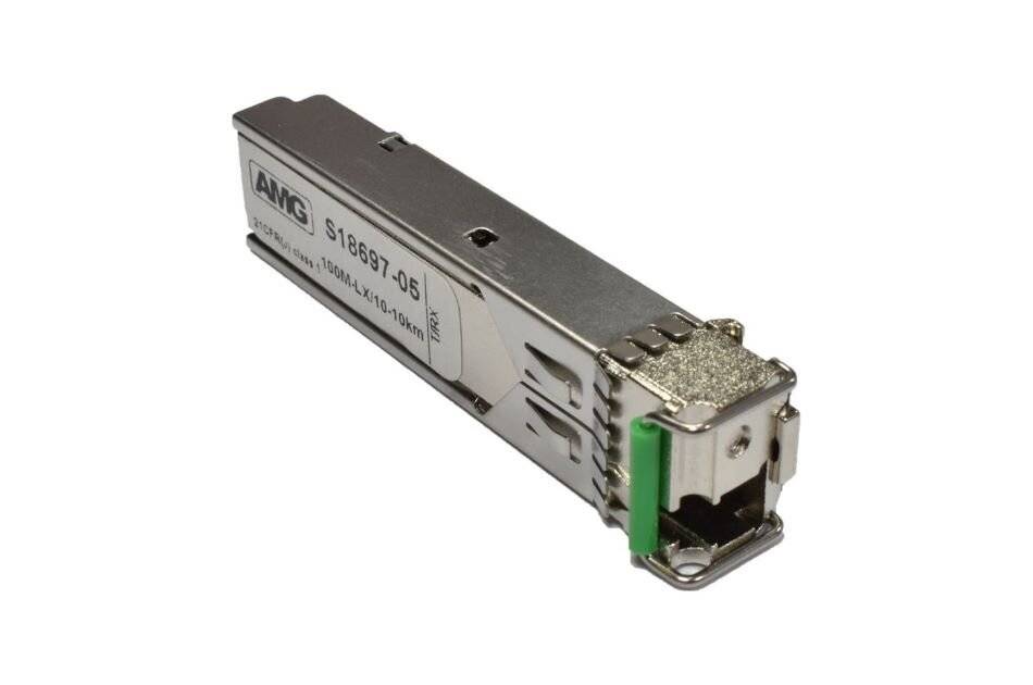 SFP-SM-100M-BX20-55, SFP, 100Mb/s, Einfaser, Singlemode, 20km Reichweite, (Tx: 1550 nm, Rx: 1310 nm), LC