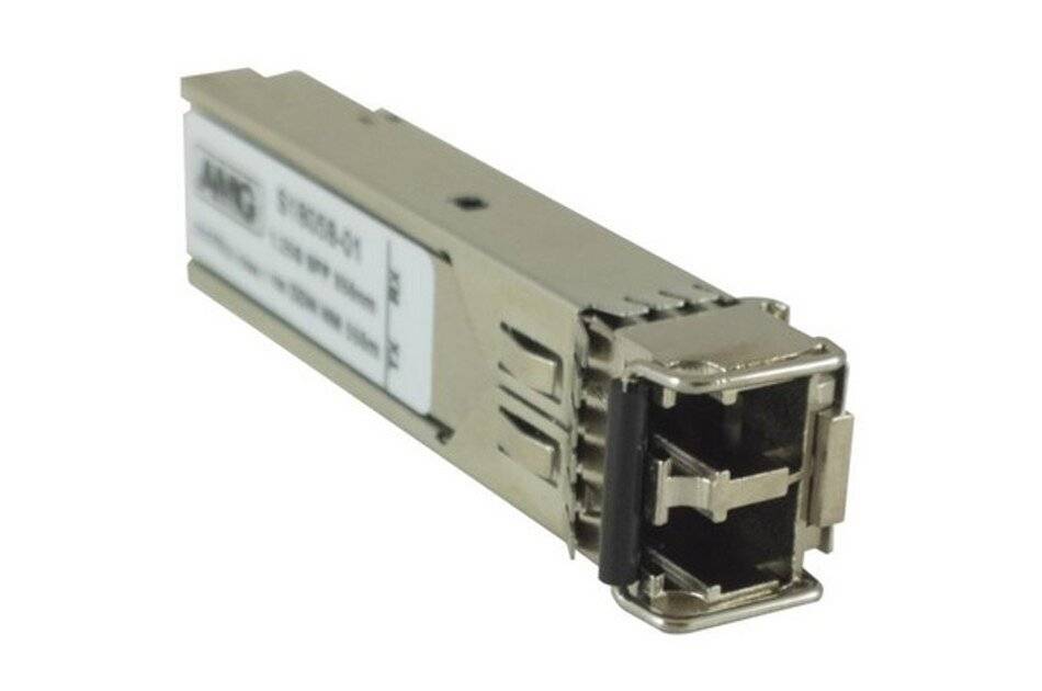 AMG Systems SFP-SM-1G-BX80-31, SFP, 1Gb/s, Einfaser, Singlemode, 75km Reichweite (Tx: 1310 nm, Rx: 1550 nm), LC