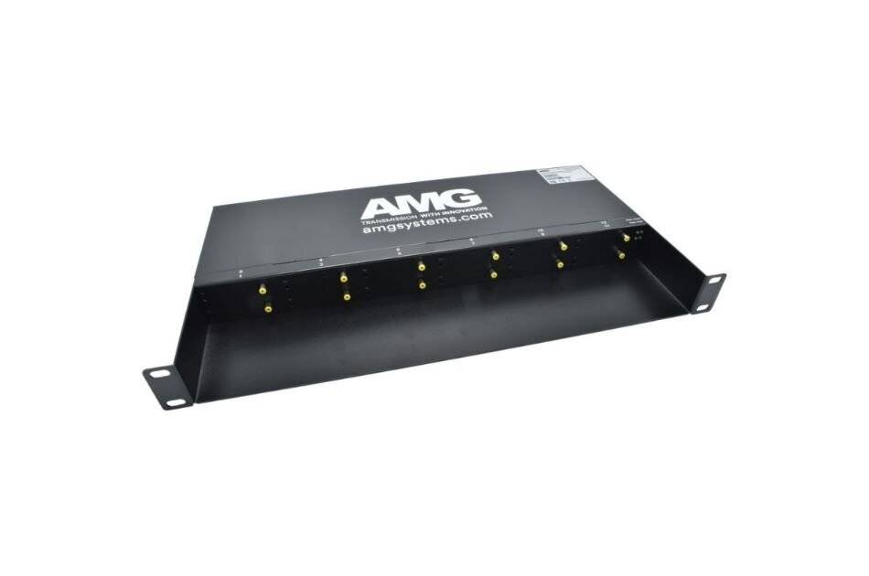 AMG Systems AMG210C, 19" Baugruppenträger für AMG210M Module, 1HE, für 0°C bis 50°C, 12 Steckplätze