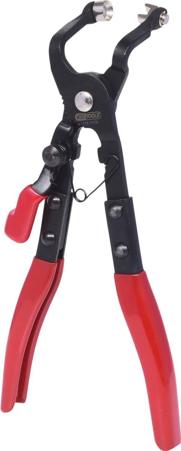 KS TOOLS Schlauchschellenzange, abgewinkelt (115.1173)