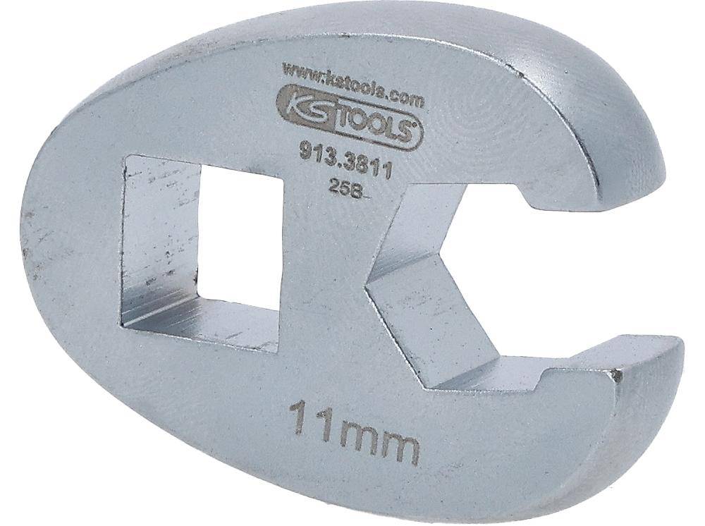 Ein metallischer Maulschlüssel mit '11 mm', '913.3811' und 'KS Tools' darauf markiert.