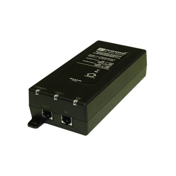 POE75U-1UP Phihong, Ultra PoE Midspan 1 Port 75W Gigabit -40 Grad bis +55 GradC 100-240VAC