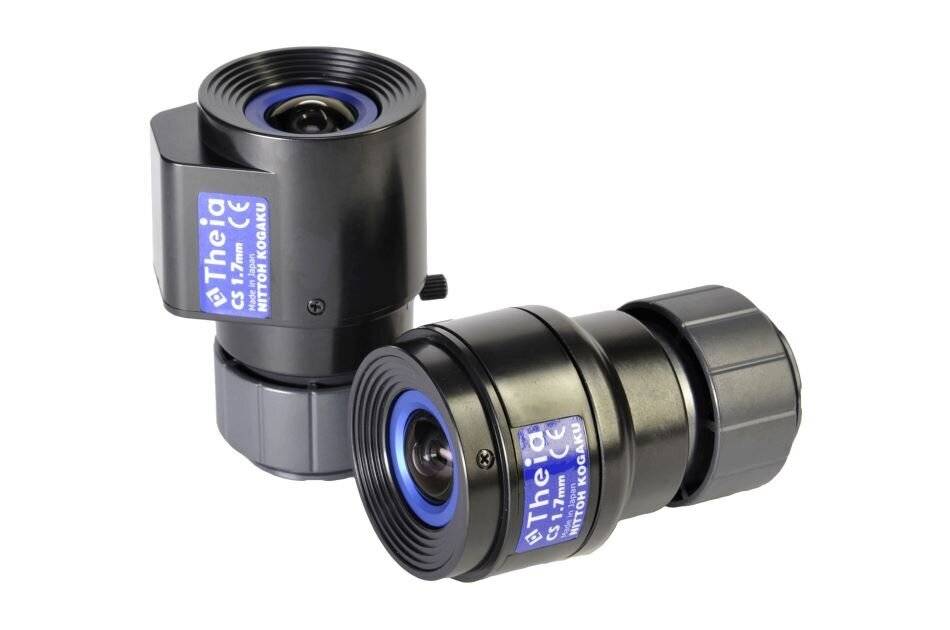 Theia Technologies SY110A, F1,8/1,67mm Objektiv, Ultra-Weitwinkel, Tag/Nacht, Megapixel, DC, 1/2,7", CS