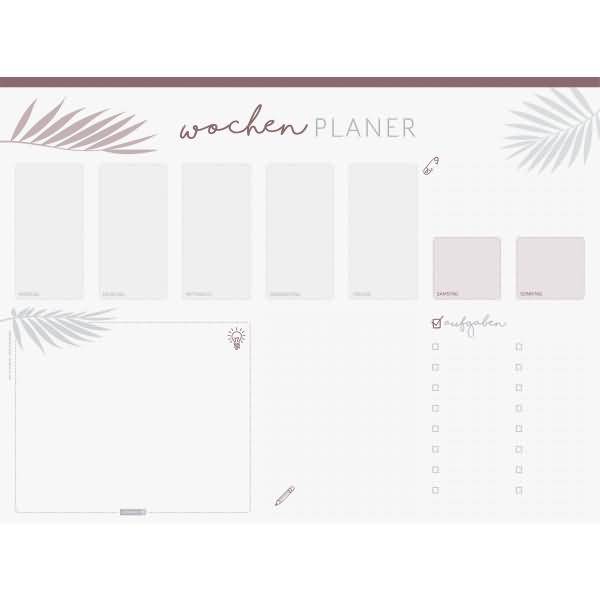 Schreibunterlage Colours of Marrakech 58,5x43,5cm 40 Blatt