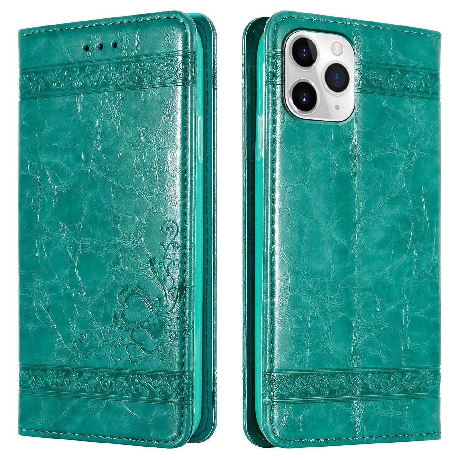 Cadorabo Hülle für Apple iPhone 11 PRO MAX Schutzhülle in Türkis Handyhülle Etui Cover Case Standfunktion