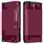 Cadorabo Hülle für Apple iPhone 7 PLUS / 7S PLUS / 8 PLUS Schutzhülle in Rot Handyhülle Etui Cover Case Standfunktion