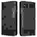 Cadorabo Hülle für Apple iPhone X / XS Schutzhülle in Schwarz Handyhülle Etui Cover Case Standfunktion