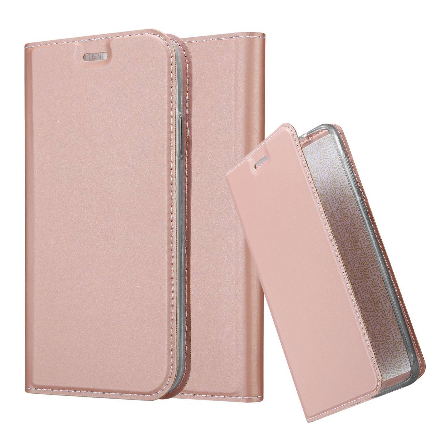 Cadorabo Handyhülle für Apple iPhone 13 Schutz Hülle in Rosa Cover Etui Book Case Booklet