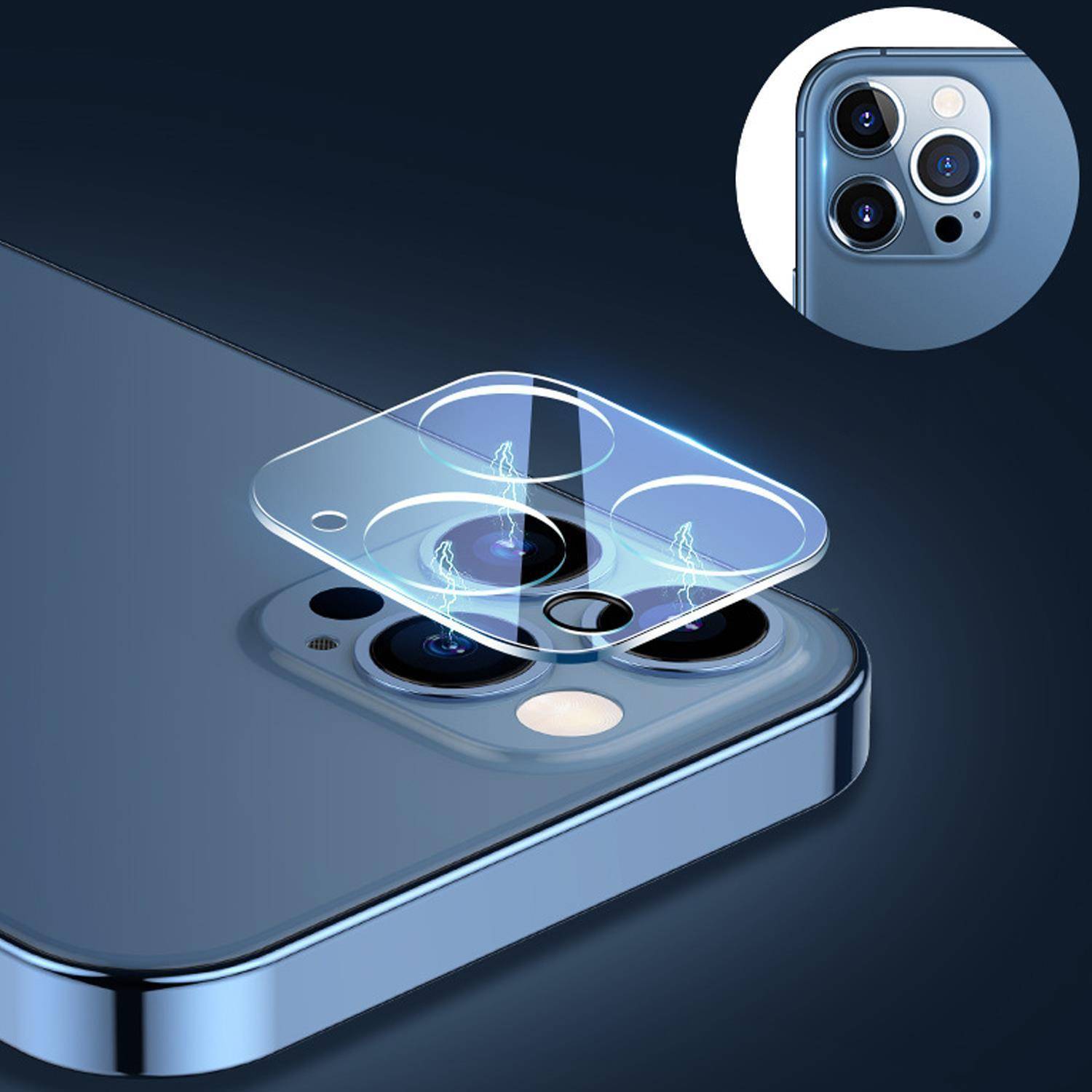 Cadorabo Kamera Schutz für Apple iPhone 11 PRO Camera Protector Schutzfolie Kratzfest Linsen Schutz