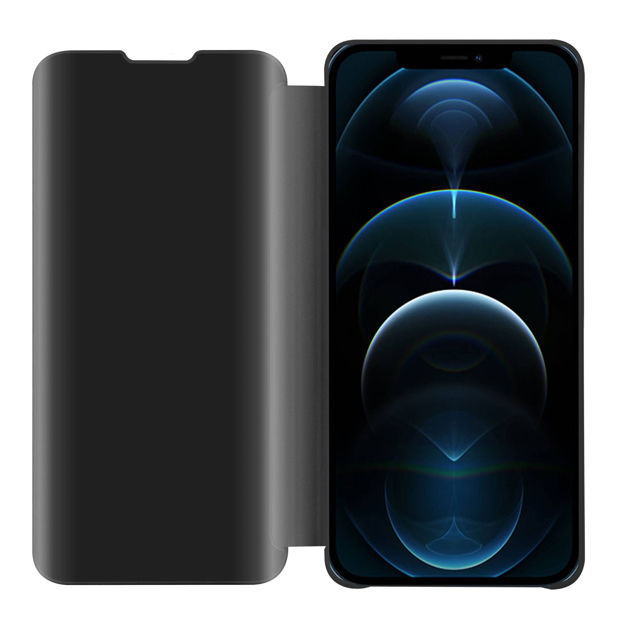 Cadorabo Handyhülle für Apple iPhone 13 PRO MAX in Schwarz Cover Backcover Schutzhülle Book Case Booklet