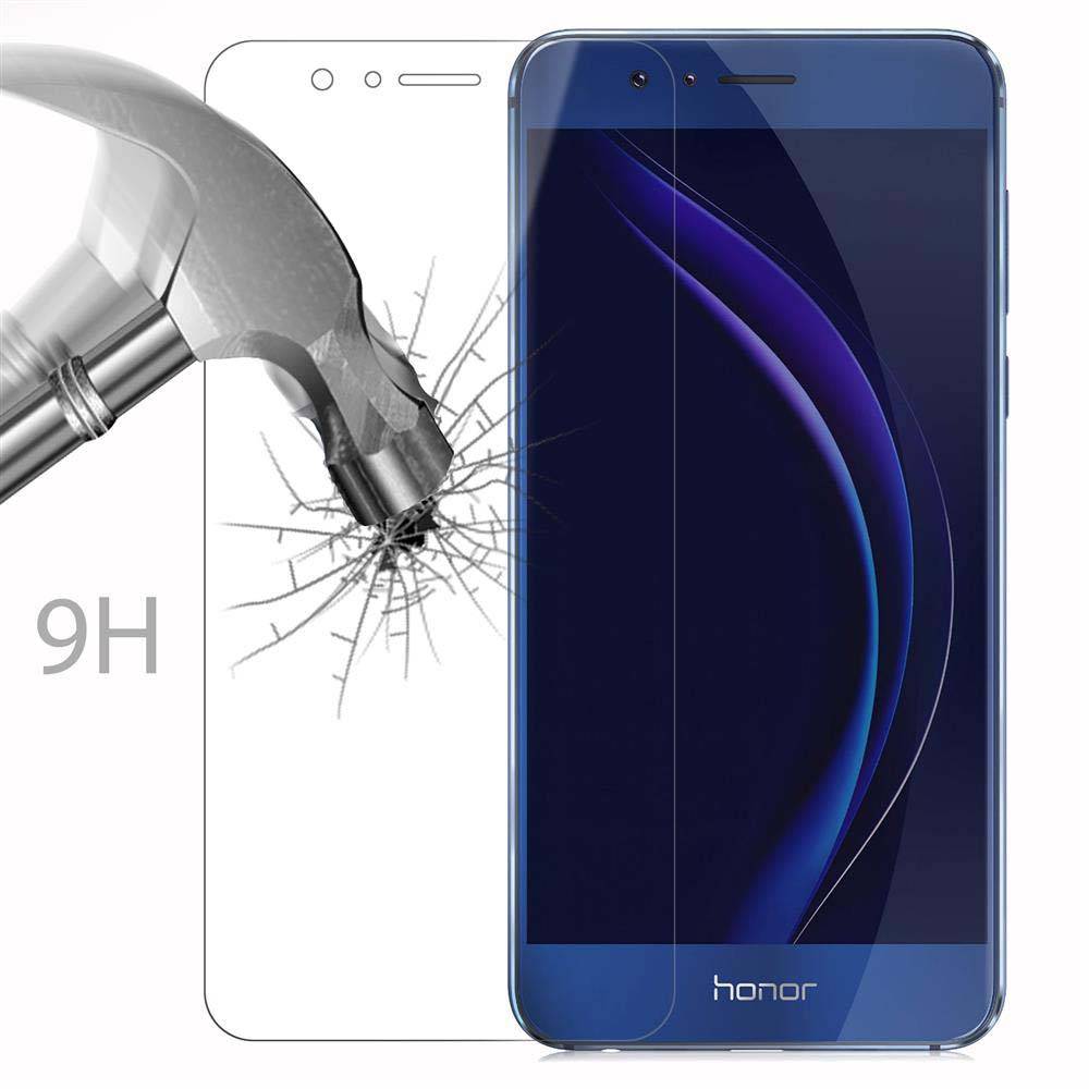 Cadorabo Folie für Honor 8 / 8 PREMIUM in KRISTALL KLAR - Gehärtetes Display-Schutzglas (RETAIL PACKAGING)