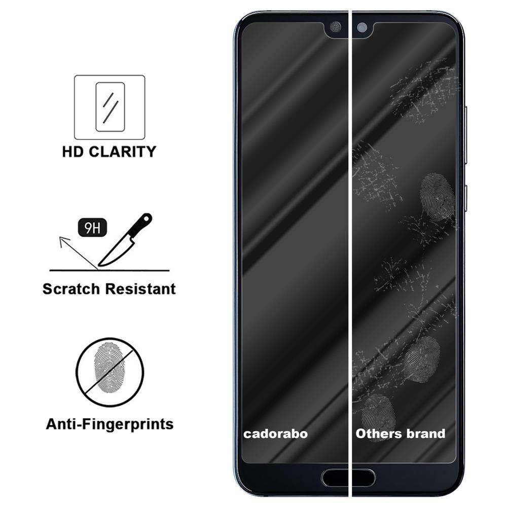 Cadorabo Folie für Huawei P20 PRO / P20 PLUS in KRISTALL KLAR - Gehärtetes Display-Schutzglas (RETAIL PACKAGING)