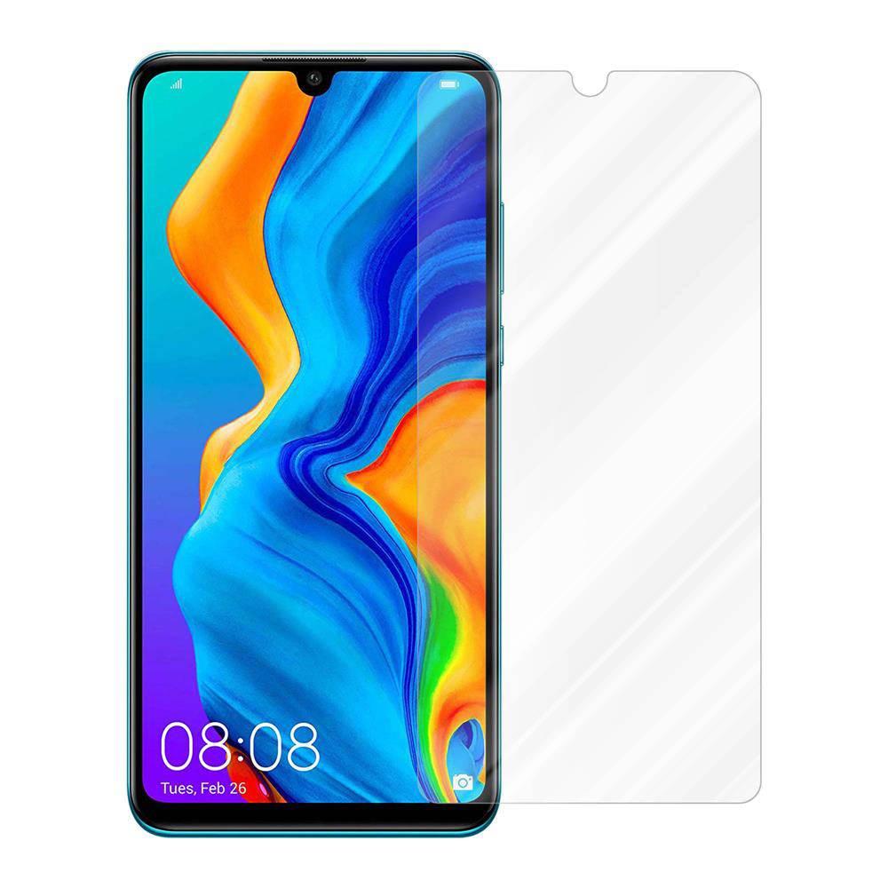 Cadorabo Folie für Huawei P30 LITE in KRISTALL KLAR - Gehärtetes Display-Schutzglas (RETAIL PACKAGING)
