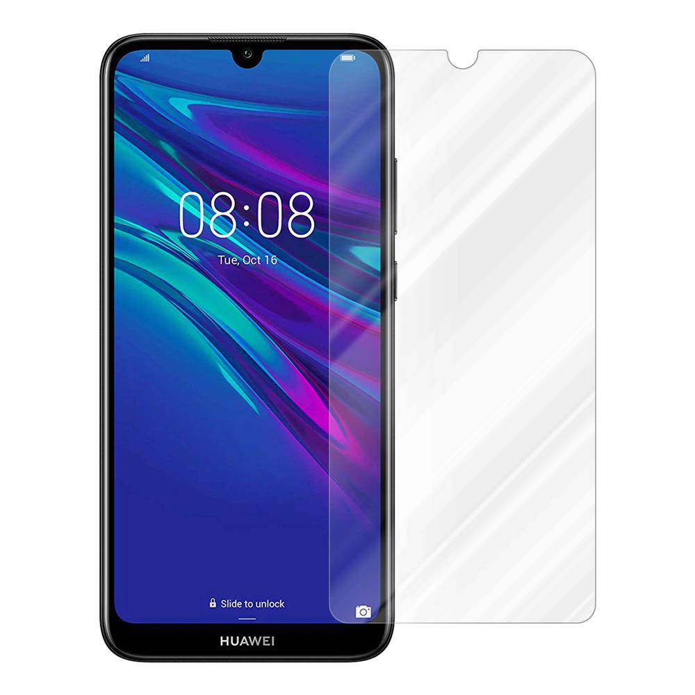 Cadorabo Folie für Huawei Y6 2019 in KRISTALL KLAR - Gehärtetes Display-Schutzglas (RETAIL PACKAGING)