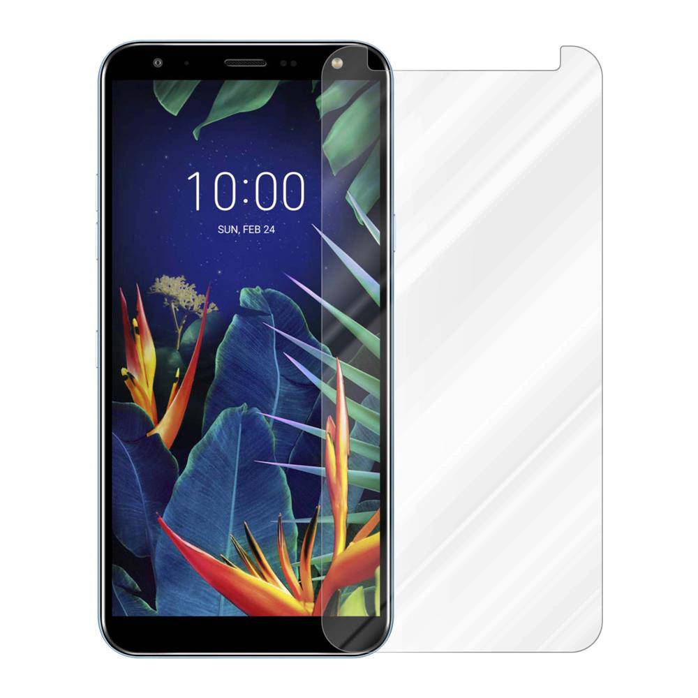 Cadorabo Folie für LG K40 in KRISTALL KLAR - Gehärtetes Display-Schutzglas (RETAIL PACKAGING)