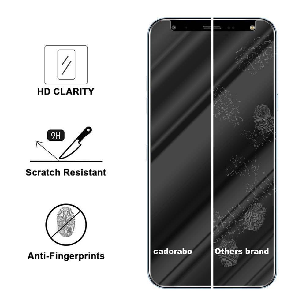 Cadorabo Folie für LG K40 in KRISTALL KLAR - Gehärtetes Display-Schutzglas (RETAIL PACKAGING)