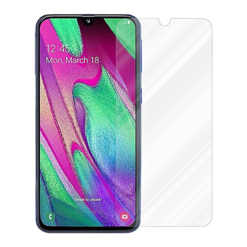 Cadorabo Folie für Samsung Galaxy A40 in KRISTALL KLAR - Gehärtetes Display-Schutzglas (RETAIL PACKAGING)