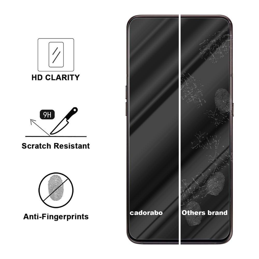 Cadorabo Folie für Samsung Galaxy A80 / A90 4G in KRISTALL KLAR - Gehärtetes Display-Schutzglas (RETAIL PACKAGING)