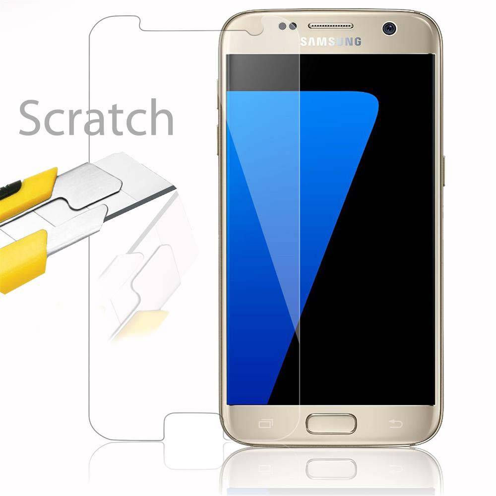 Cadorabo Folie für Samsung Galaxy S7 in KRISTALL KLAR - Gehärtetes Display-Schutzglas (RETAIL PACKAGING)