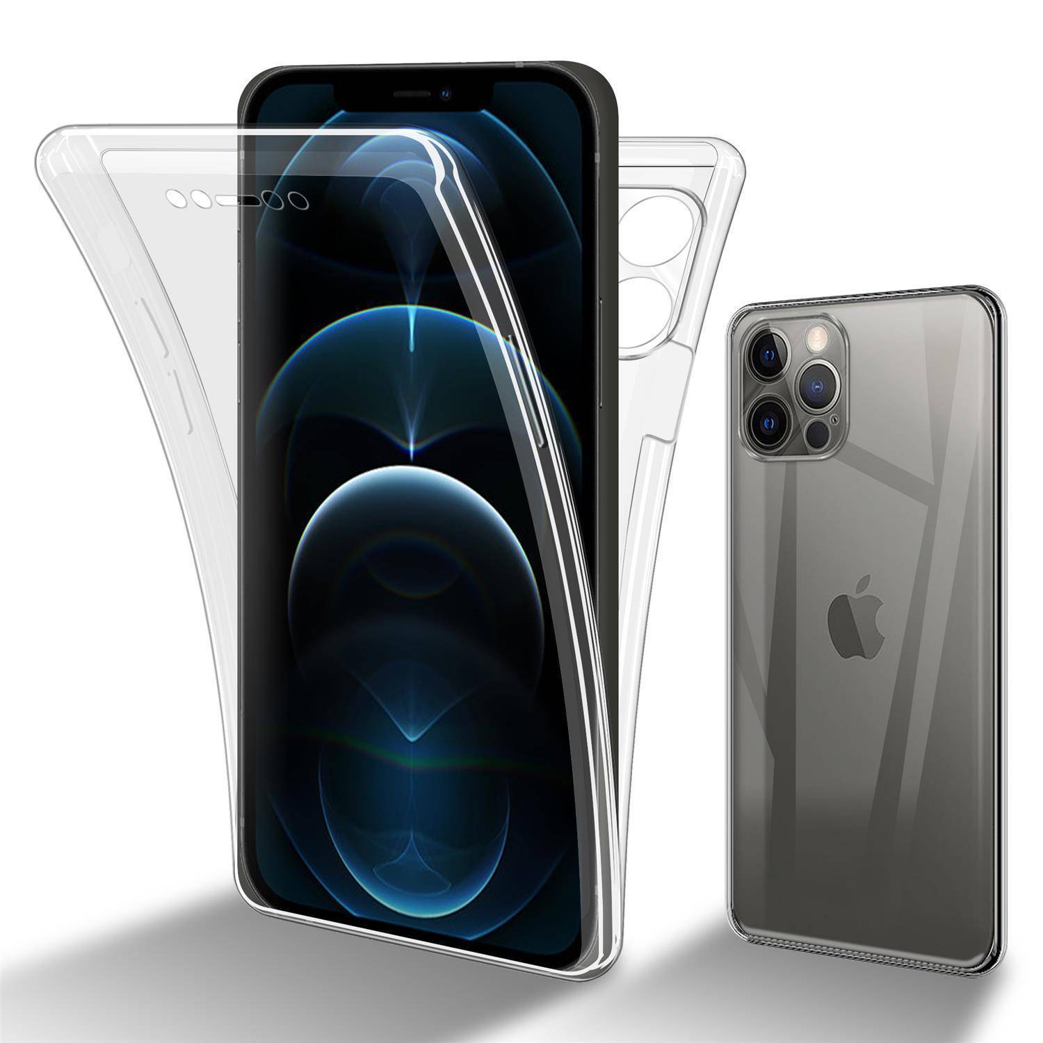 Cadorabo Schutzhülle für Apple iPhone 13 Hülle in Transparent 360° Etui Full Body Handyhülle Cover Case
