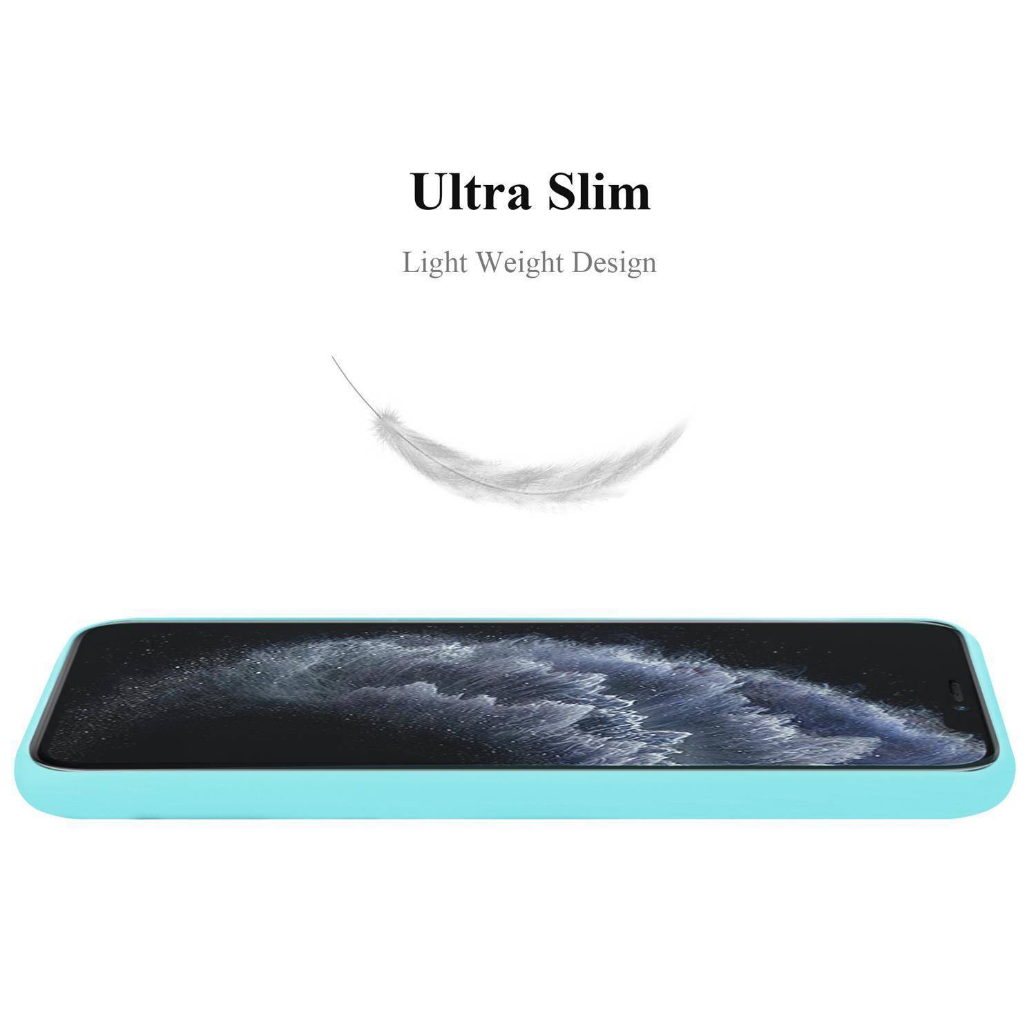 Cadorabo Hülle für Apple iPhone 13 Schutzhülle in Blau Handyhülle TPU Silikon Etui Case Cover