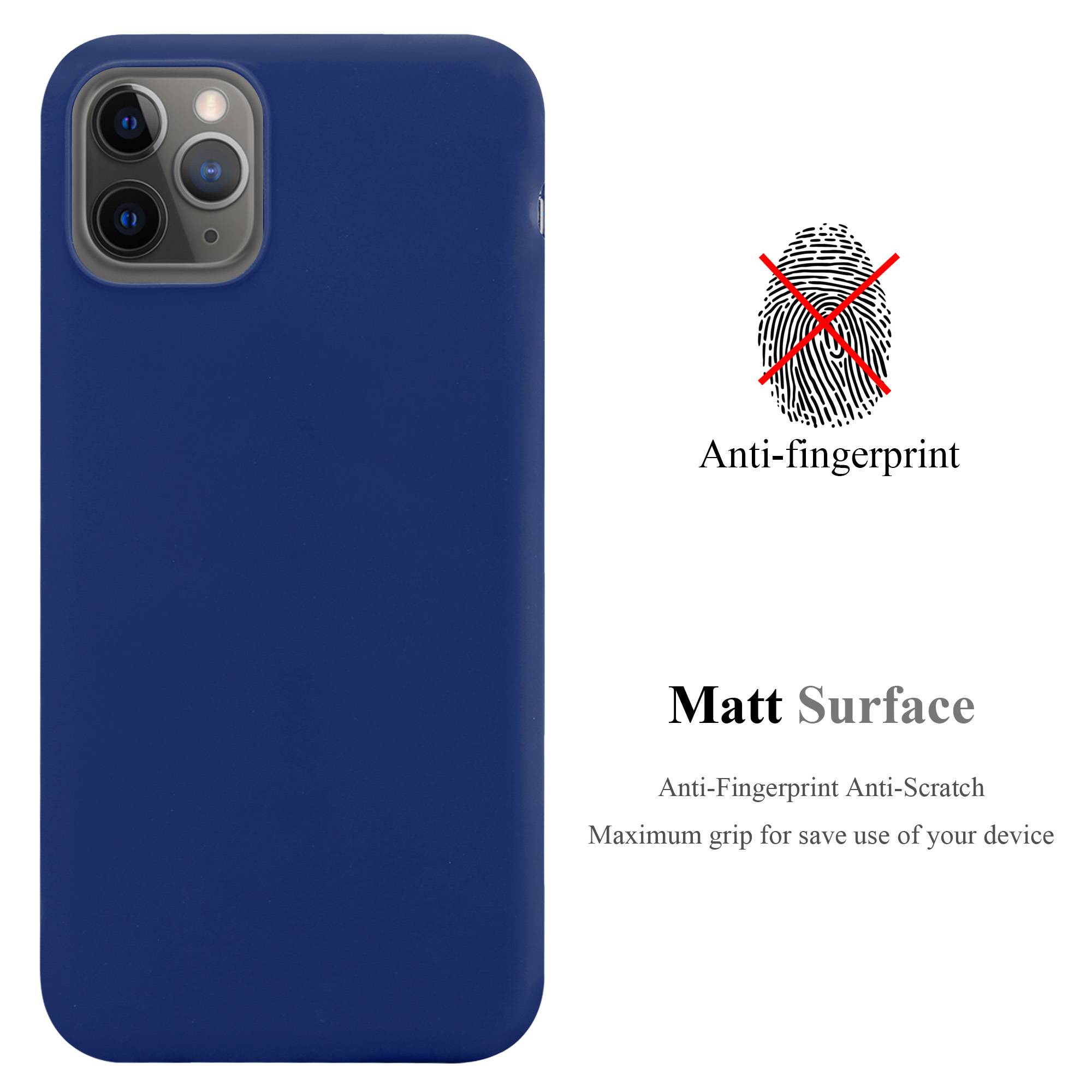 Cadorabo Hülle für Apple iPhone 13 PRO MAX Schutzhülle in Blau Handyhülle TPU Silikon Etui Case Cover