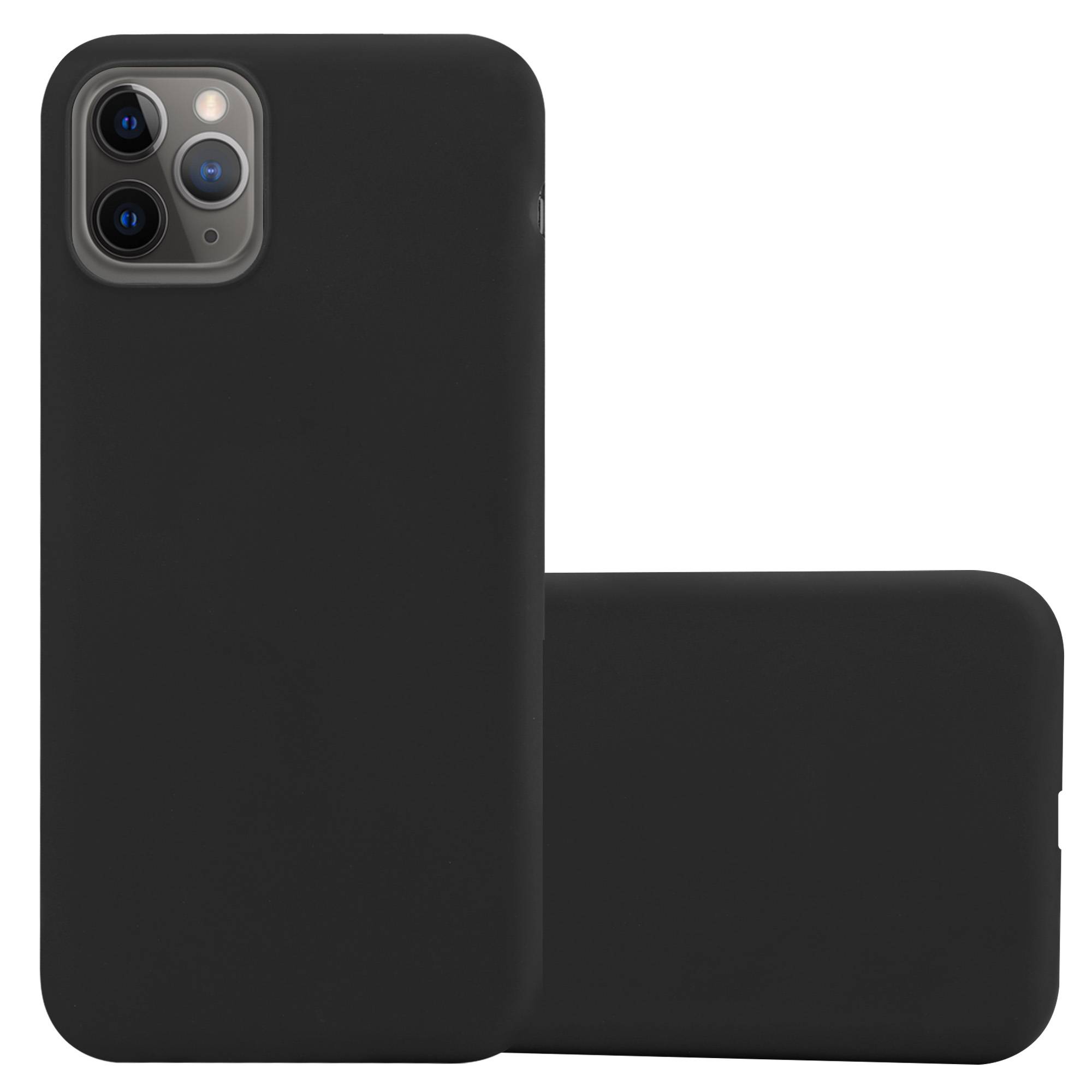 Cadorabo Hülle für Apple iPhone 13 PRO MAX Schutzhülle in Schwarz Handyhülle TPU Silikon Etui Case Cover