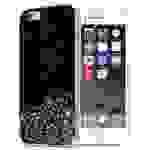Cadorabo Hülle für Apple iPhone 6 / 6S Schutz Hülle in Schwarz Handyhülle TPU Etui Glitter Cover Case Glitzer