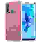 Cadorabo Hülle für Huawei NOVA 5i / P20 LITE 2019 Schutz Hülle in Rosa Handyhülle TPU Etui Glitter Cover Case Glitzer