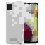 Cadorabo Hülle für Samsung Galaxy A12 / M12 Schutz Hülle in Transparent Handyhülle TPU Etui Glitter Cover Case Glitzer