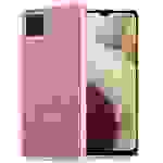 Cadorabo Hülle für Samsung Galaxy A12 / M12 Schutz Hülle in Rosa Handyhülle TPU Etui Glitter Cover Case Glitzer