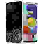 Cadorabo Hülle für Samsung Galaxy A51 5G Schutz Hülle in Schwarz Handyhülle TPU Etui Glitter Cover Case Glitzer