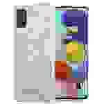 Cadorabo Hülle für Samsung Galaxy A51 5G Schutz Hülle in Transparent Handyhülle TPU Etui Glitter Cover Case Glitzer