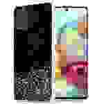 Cadorabo Hülle für Samsung Galaxy A71 5G Schutz Hülle in Schwarz Handyhülle TPU Etui Glitter Cover Case Glitzer