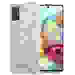Cadorabo Hülle für Samsung Galaxy A71 5G Schutz Hülle in Transparent Handyhülle TPU Etui Glitter Cover Case Glitzer