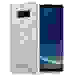 Cadorabo Hülle für Samsung Galaxy S8 PLUS Schutz Hülle in Transparent Handyhülle TPU Etui Glitter Cover Case Glitzer