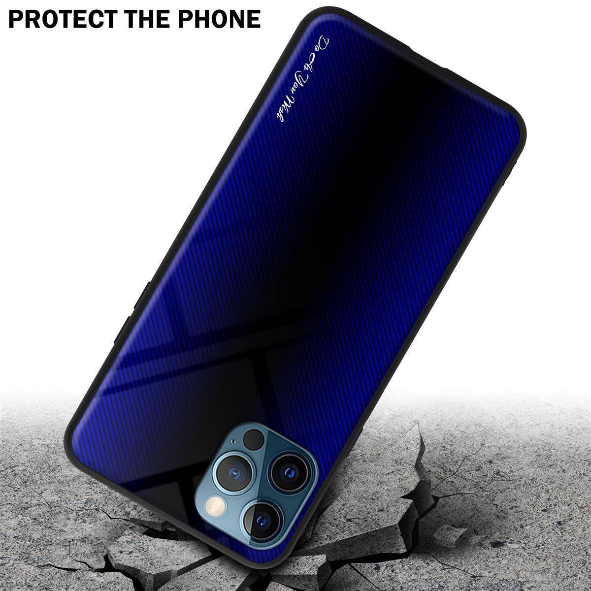 Cadorabo Hülle für Apple iPhone 13 PRO MAX Schutz Hülle in Lila Handyhülle TPU Etui Cover Case Tempered Glas