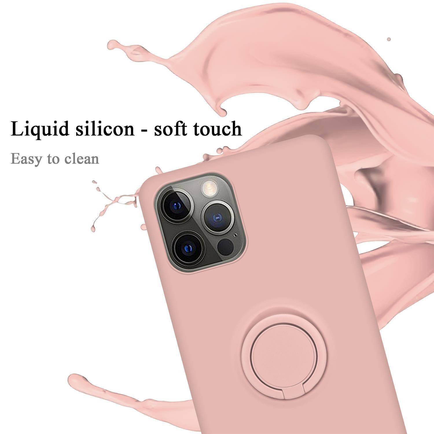 Cadorabo Hülle für Apple iPhone 13 Schutz Hülle in Rosa Handyhülle TPU Etui Case Cover