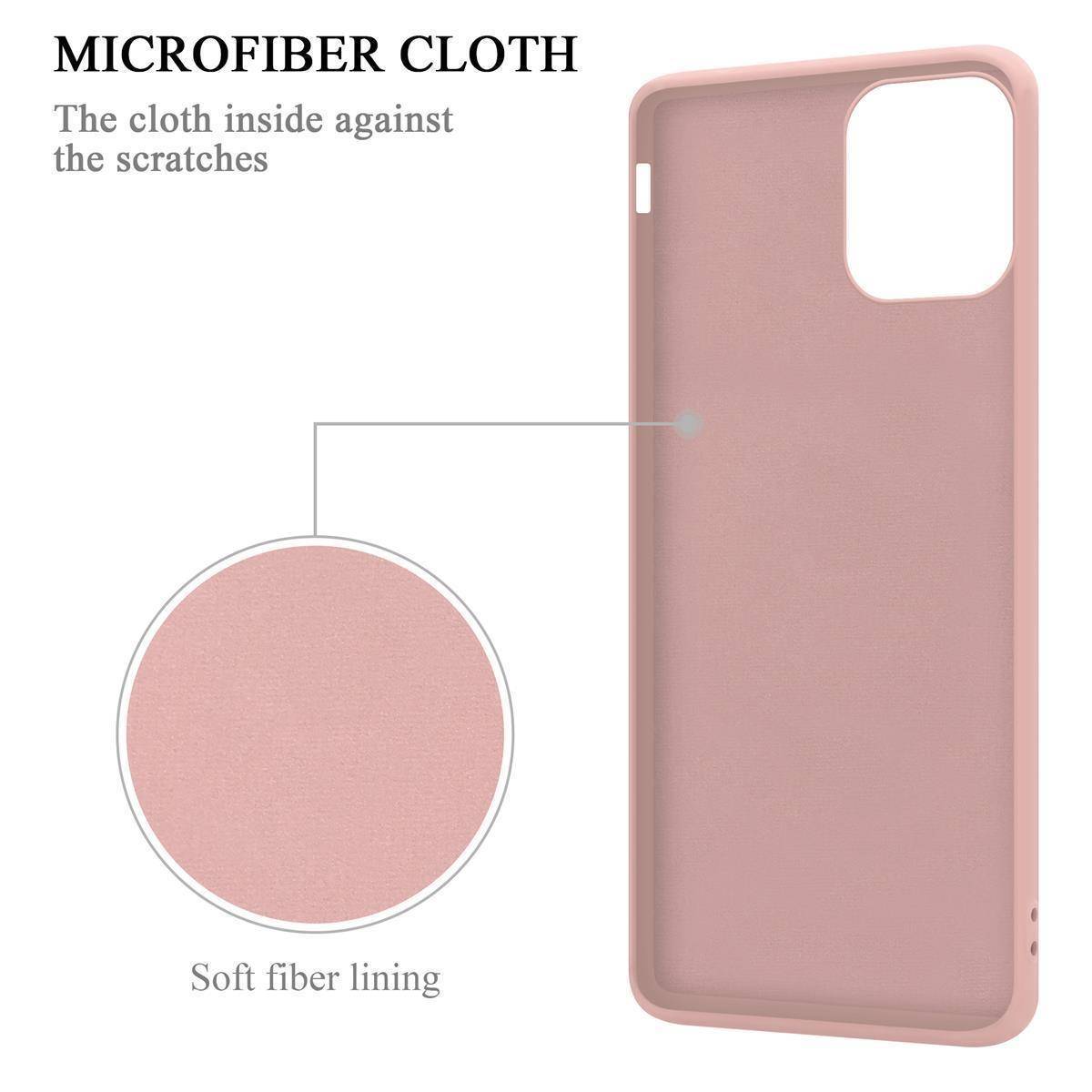 Cadorabo Hülle für Apple iPhone 13 PRO Schutz Hülle in Rosa Handyhülle TPU Etui Case Cover