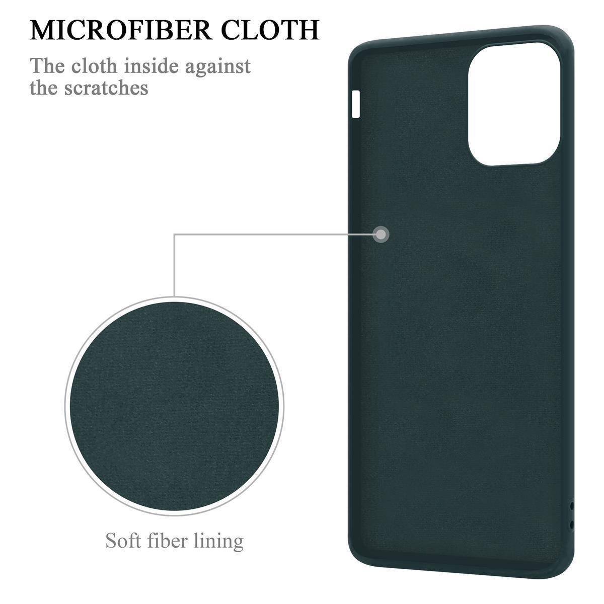 Cadorabo Hülle für Apple iPhone 13 PRO Schutz Hülle in Grün Handyhülle TPU Etui Case Cover
